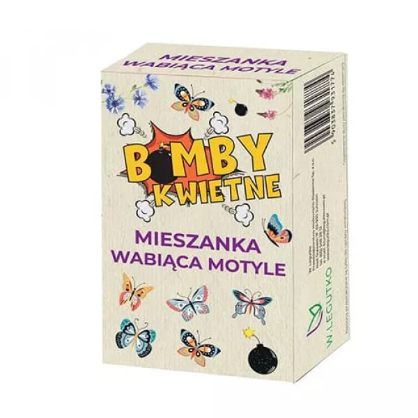 Semințe de bombe florale pentru fluturi, mix multicolor Semințe de bombe florale pentru fluturi, mix multicolor