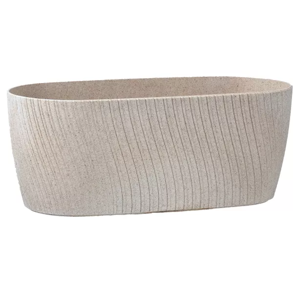 Jardinieră Mika Eco Wood 27 alb