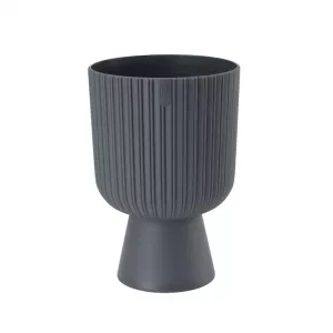 Ghiveci Keli Mika Petit 14, H 20,5 cm gri