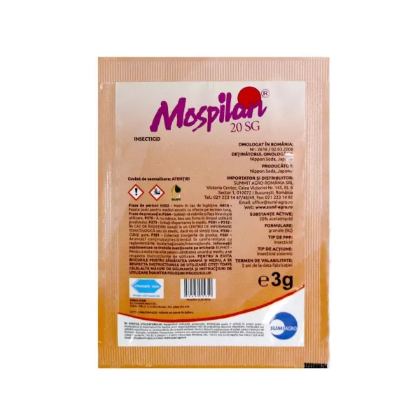 Insecticid Mospilan 20 SG 3 gr