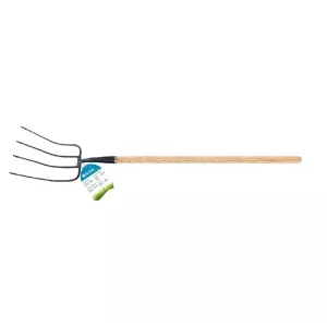 Furcă cu 4 coarne, pentru fân, din fier forjat 210х300х1480 mm